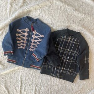Toddler Zip Up Jackets- bundle of 2